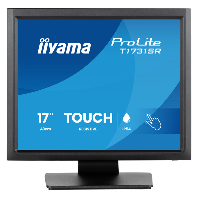 Load image into Gallery viewer, Iiyama prolite t1731sr-b2s 17 touchscreen monitor (zwart, vga, hdmi, displayport, audio, touch)
