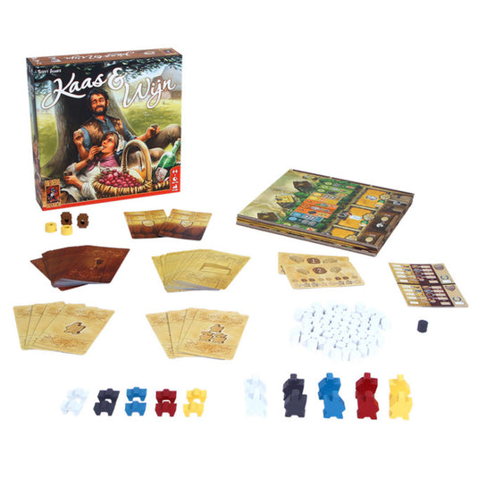 999games 999 games kaas wijn bordspel (nederlands, 2 spelers, 45 minuten, vanaf 12 jaar)