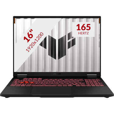 Asus tuf gaming a16 fa608um-rv231w 16 gaming laptop (zwart grijs | r7 260 | rtx 5060 | 16 gb | 512 gb ssd)
