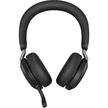 Jabra evolve2 75 on-ear headset (zwart, link380c, microsoft teams)