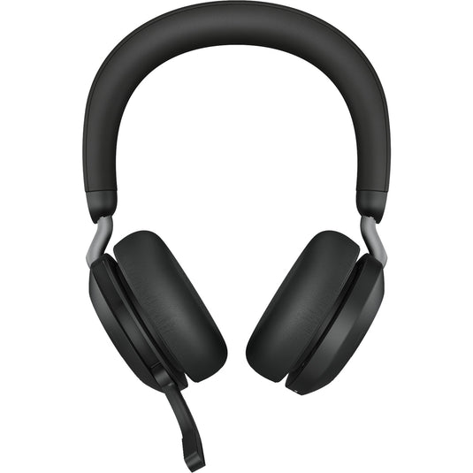 Jabra evolve2 75 on-ear headset (zwart, link380c, microsoft teams)