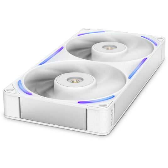 Nzxt f240x rgb case fans (wit, 2 stuks, 240 x 120 x 30 mm, pwm)