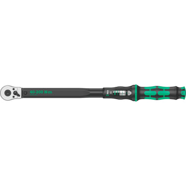 Wera click-torque c 3 draaimomentsleutel met omschakelratel (zwart groen)