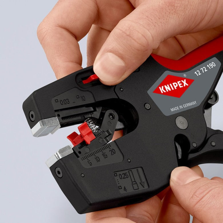 Load image into Gallery viewer, Knipex nexstrip striptang (zwart rood)
