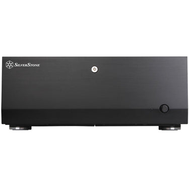 Silverstone grandia gd07b htpc behuizing (zwart | 2x usb-a)