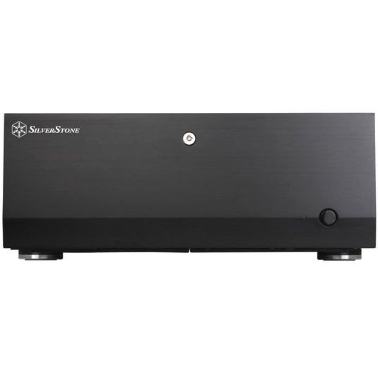Silverstone grandia gd07b htpc behuizing (zwart | 2x usb-a)