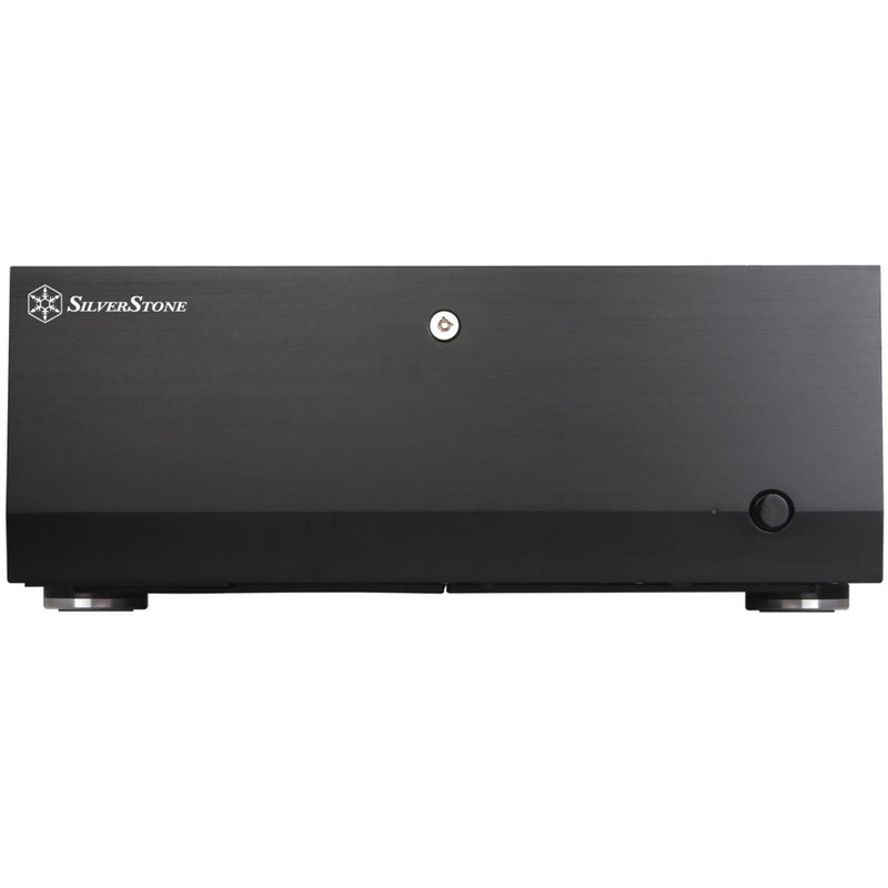 Load image into Gallery viewer, Silverstone grandia gd07b htpc behuizing (zwart | 2x usb-a)
