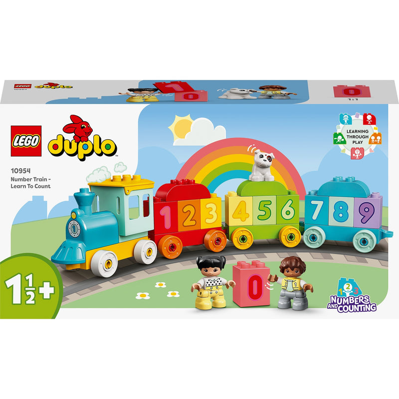 Load image into Gallery viewer, Lego duplo - getallentrein - leren tellen constructiespeelgoed (10954)
