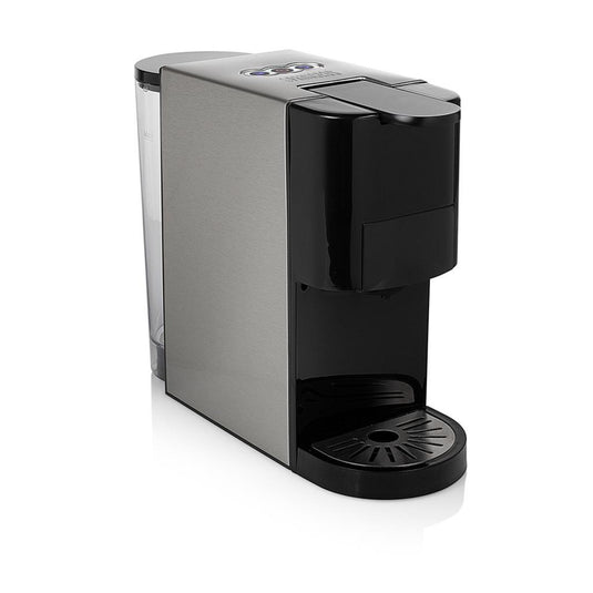 Princess 249451 multi capsule coffee machine 5-in-1 capsule machine (zilver, dolce gusto | e.s.e. | nespresso | lavazza a modo mio | gemalen koffie)