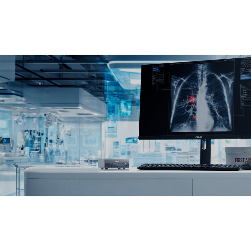 Load image into Gallery viewer, Asus ascent gx10 arm v9.2-a 128 1 mini-pc (donkergrijs | nvidia gb10 grace blackwell | dgx spark | nvlink-c2c | 128 gb | 1 tb ssd)
