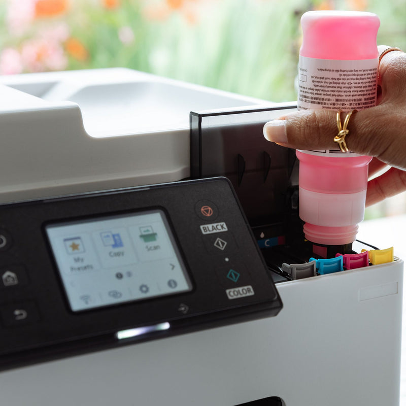 Load image into Gallery viewer, Canon maxify gx2051-kleureninkjetprinter met navulbare megatank all-in-one inkjetprinter met faxfunctie (wit, printen, kopiëren, scannen, faxen, wi-fi)
