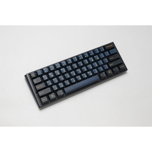 Ducky one 3 pro mini rgb mechanisch gaming toetsenbord (zwart, us lay-out (qwerty), cherry mx2a blue, 60%, rgb led, double-shot pbt, quack mechanics, hot swap)