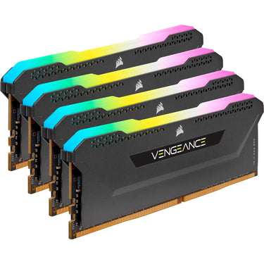 Corsair 64 gb ddr4-3200 (4x 16 gb) werkgeheugen (cmh64gx4m4e3200c16, xmp 2,0)
