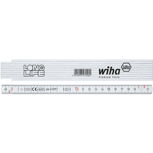 Wiha duimstok longlife 2 m meetlat (wit)
