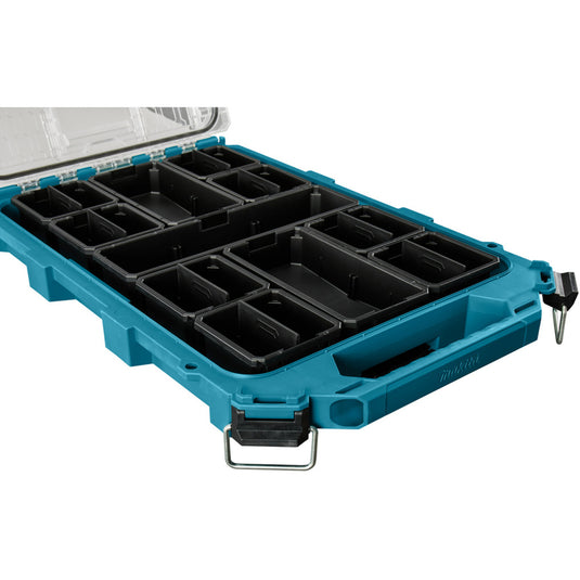 Makita maktrak organizer plat p-91051 gereedschapsbox (blauw zwart)