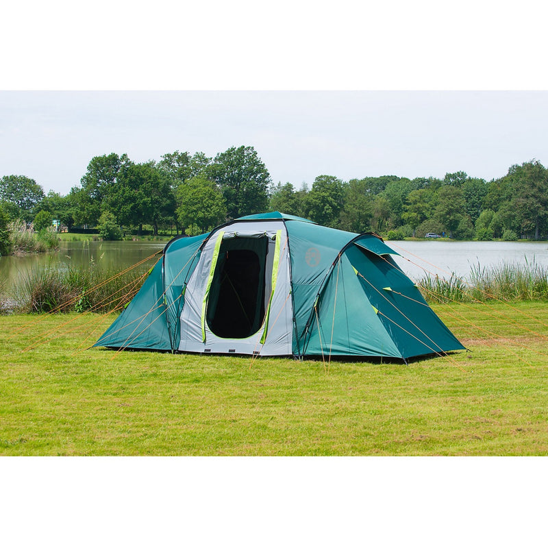 Load image into Gallery viewer, Coleman spruce falls 4 tent (donkergroen lichtgrijs)
