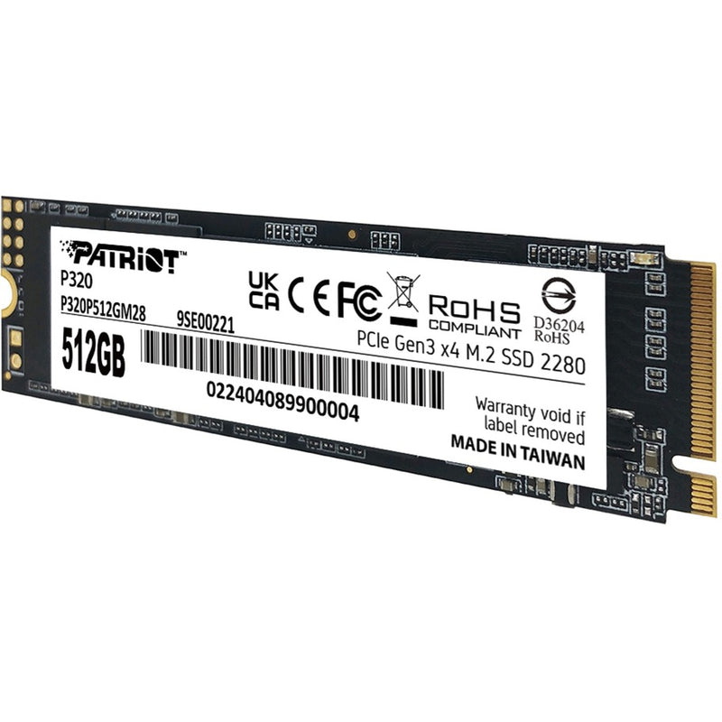 Load image into Gallery viewer, Patriot p320 512 gb ssd (pcie 3.0 x4, nvme 1.3, m.2 2280)

