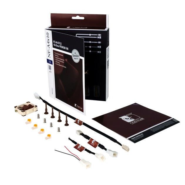 Load image into Gallery viewer, Noctua nf-a4x10 flx case fan (bruin, 40 x 40 x 10 mm)
