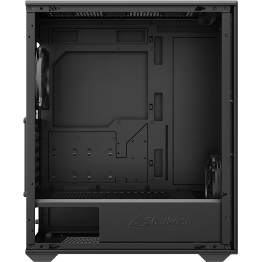Sharkoon vk3 midi tower behuizing (zwart | 2x usb-a)