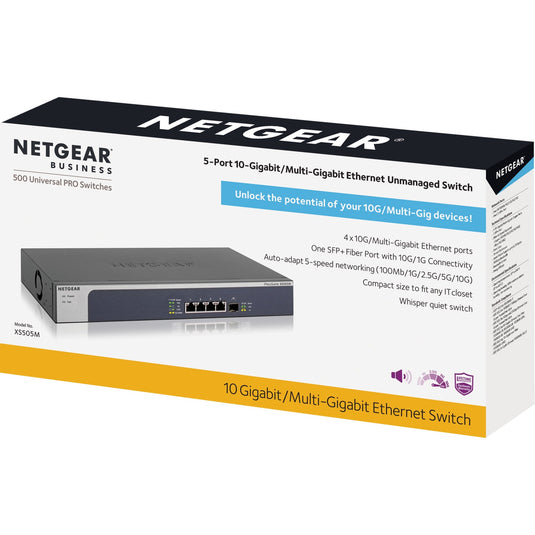 Netgear xs505m unmanaged switch
