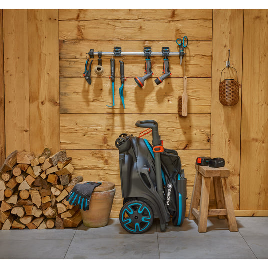 Gardena grasmaaier powermax duo 46 36v (zwart grijs, accu en lader niet inbegrepen)