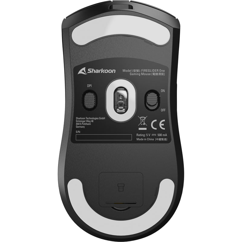 Load image into Gallery viewer, Sharkoon fireglider one gaming muis (zwart, 400 - 12.000 dpi, 2.4 ghz usb)
