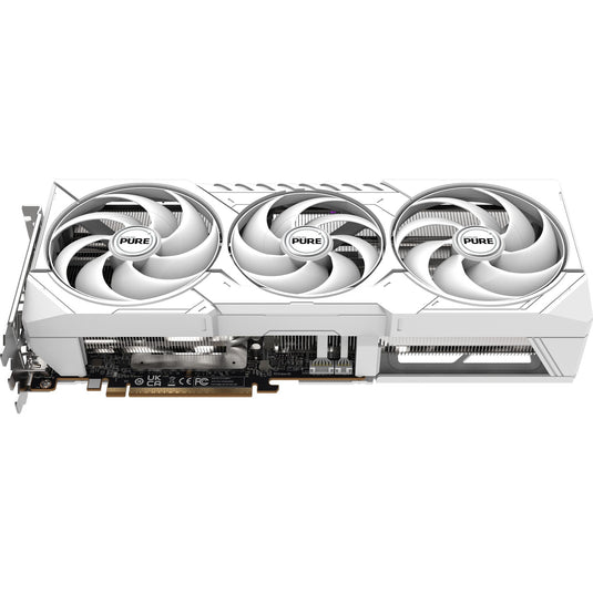 Sapphire radeon rx 9070 pure oc grafische kaart (wit, 2x displayport, 2x hdmi, rdna4)