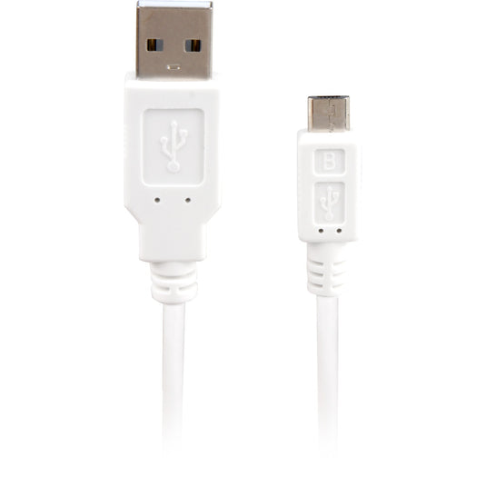 Sharkoon usb-a 2.0 > micro usb-b kabel (wit, 1 meter)