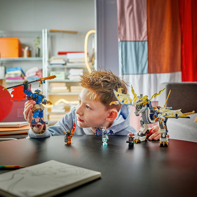 Load image into Gallery viewer, Lego ninjago - rogue's mecha drakenrijder constructiespeelgoed (71843)
