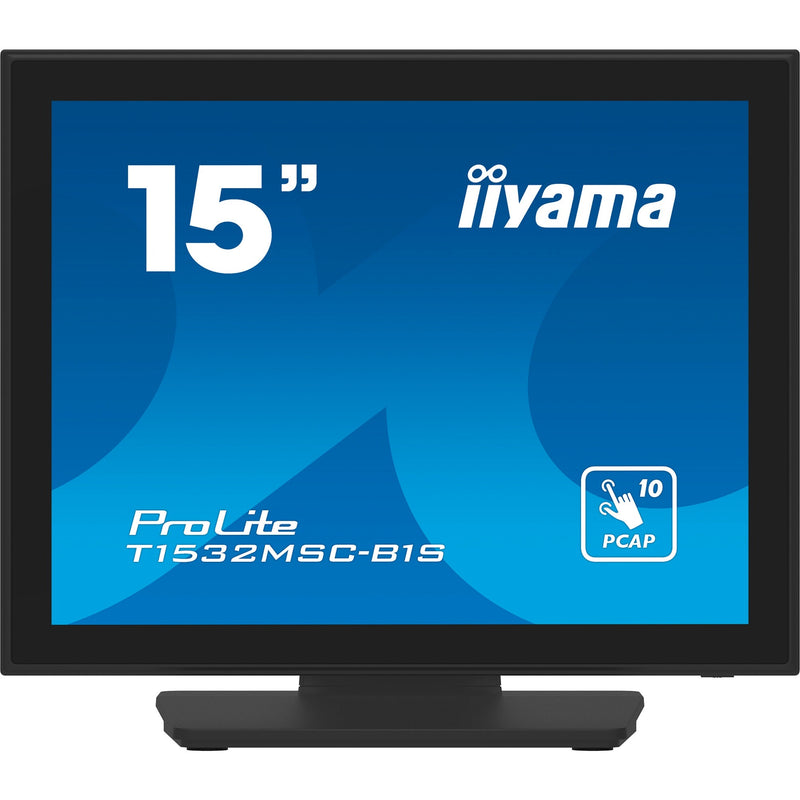 Load image into Gallery viewer, Iiyama prolite t1532msc-b1s 15 touchscreen monitor (zwart (mat), hdmi, displayport, vga)
