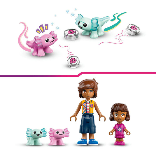 Lego friends axolotl avontuur boot bouwset - speelgoed - 42681