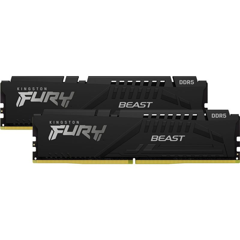 Load image into Gallery viewer, Kingston fury 16 gb ddr5-5200 (2x 8 gb) kit werkgeheugen (zwart, kf552c40bbk2-16, beast, xmp 3.0)
