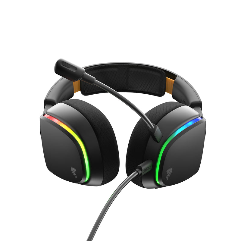 Load image into Gallery viewer, Glorious ghs eternal rgb - stereo rgb gamingheadset over-ear gaming headset (zwart, pc, ps5, ps4, switch, usb-c)
