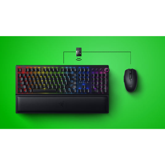 Razer orochi v2 mobile wireless gaming mouse (zwart, 18.000 dpi, 2.4 ghz + bluetooth)