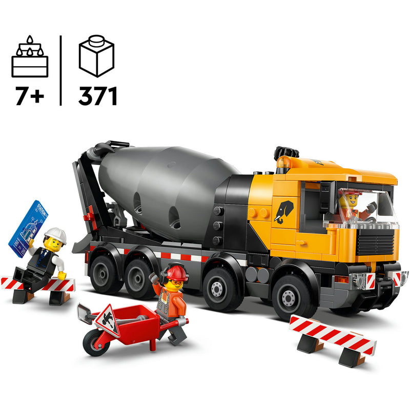 Load image into Gallery viewer, Lego city cement mixer constructiespeelgoed
