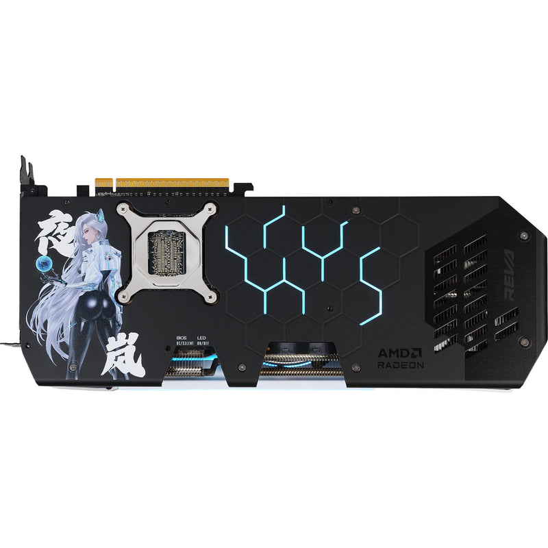 Load image into Gallery viewer, Powercolor radeon rx 9070 xt hellhound reva16gb limited edition grafische kaart (wit zwart, rdna4, gddr6, 3x displayport, 1x hdmi)
