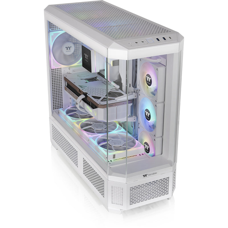 Load image into Gallery viewer, Thermaltake view 600 tg snow big tower behuizing (wit | 2x usb-a | 1x usb-c | tempered glass)
