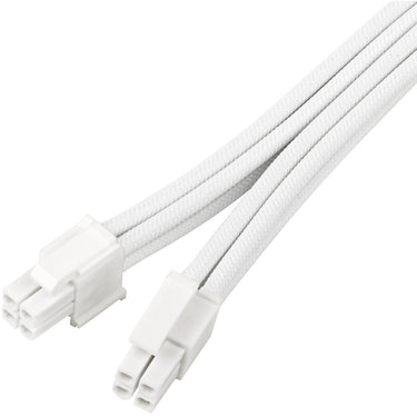 Silverstone sst-pp07e-eps8w-v2, eps 12v 8pin (4+4) verlengkabel (wit, 30 centimeter)