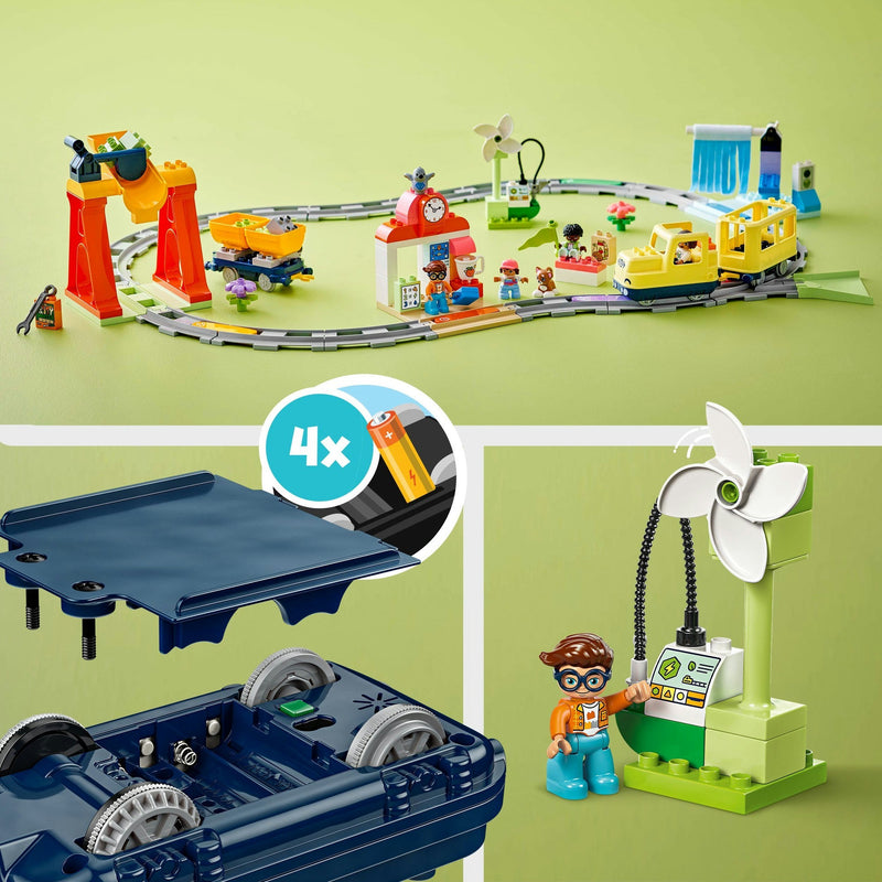 Load image into Gallery viewer, Lego duplo town 10428 grote interactieve buurttrein
