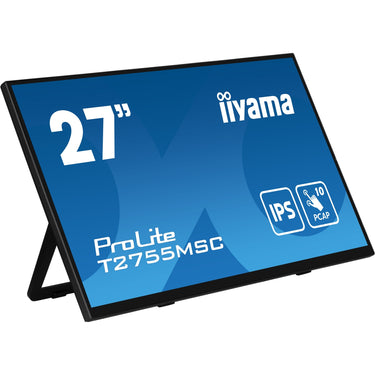 Iiyama prolite t2755msc-b1 27 touchscreen monitor (zwart, hdmi, displayport, 2x usb-a)