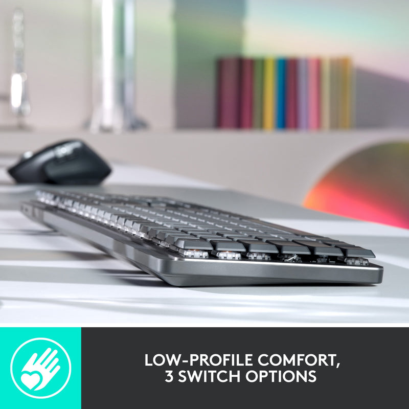Load image into Gallery viewer, Logitech mx mechanical, toetsenbord (zwart grijs, us-international, bluetooth low energy)
