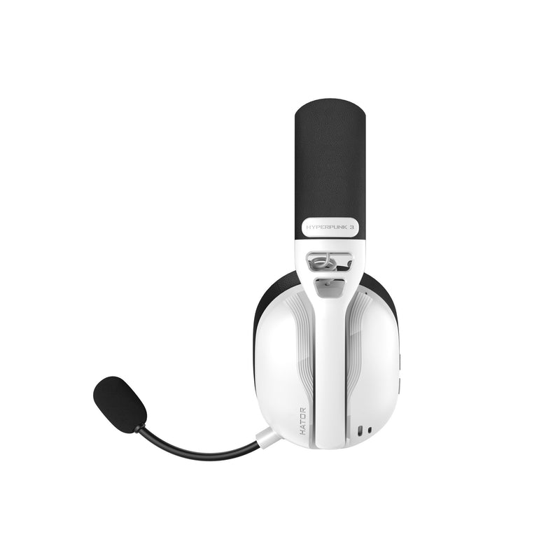 Load image into Gallery viewer, Hator hyperpunk 3 wireless over-ear gaming headset (wit, 2.4ghz bluetooth 5.4 usb-c)

