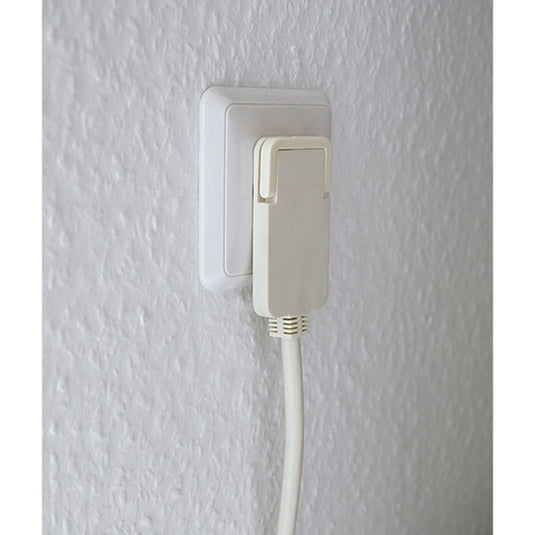 Brennenstuhl verlengkabel, 1x haakse platte stekker (wit, 10 meter)