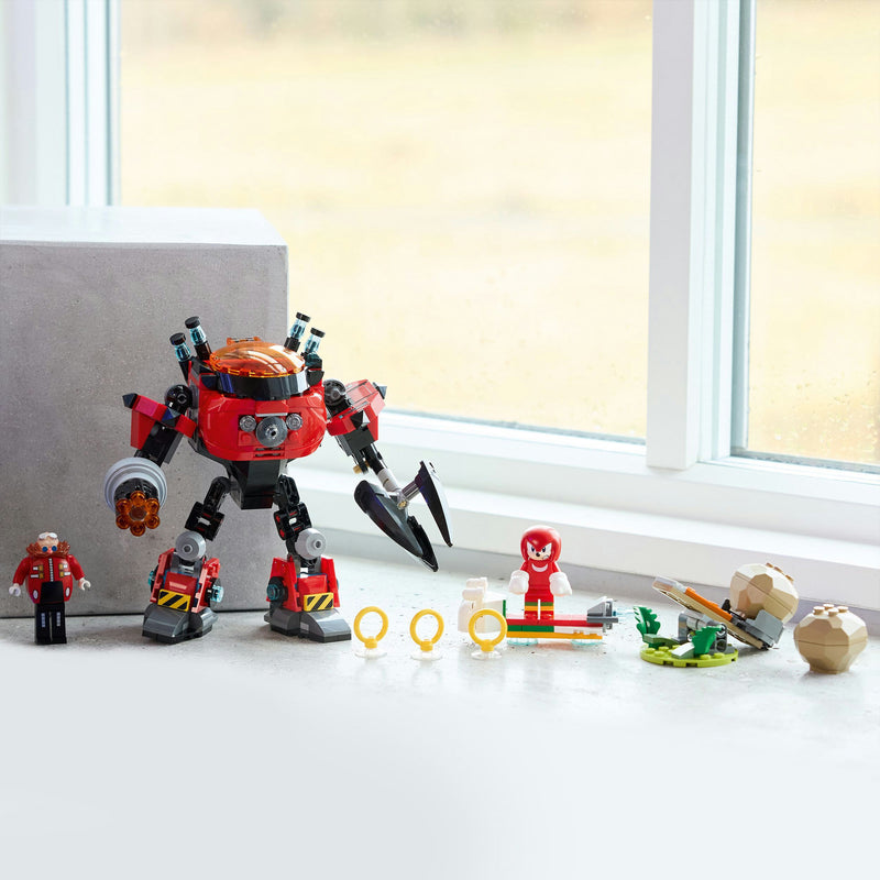 Load image into Gallery viewer, Lego sonic the hedgehog - knuckles vs. dr. eggman egg crusher mecha constructiespeelgoed (77005)
