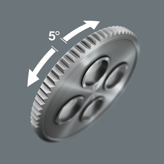 Wera 8100 sc 2 zyklop speed-ratelset, 1 2 , 37‑delig gereedschapsset (zwart groen, snelheidsratel met draaibare kop)