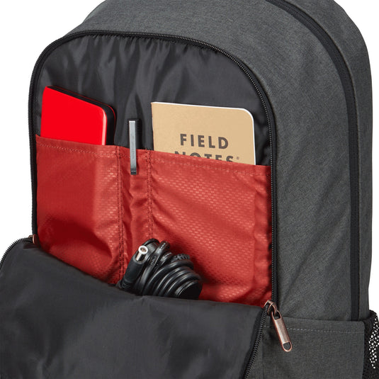 Case logic era 15.6 laptop backpack rugzak (donkergrijs)
