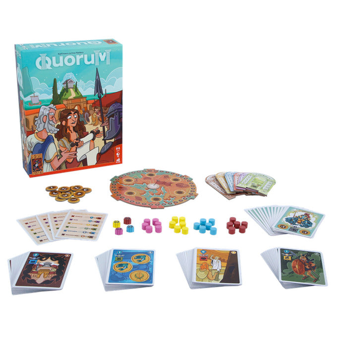 Load image into Gallery viewer, 999games 999 games quorum bordspel (nederlands, 2 - 4 spelers, 45 minuten, vanaf 14 jaar)
