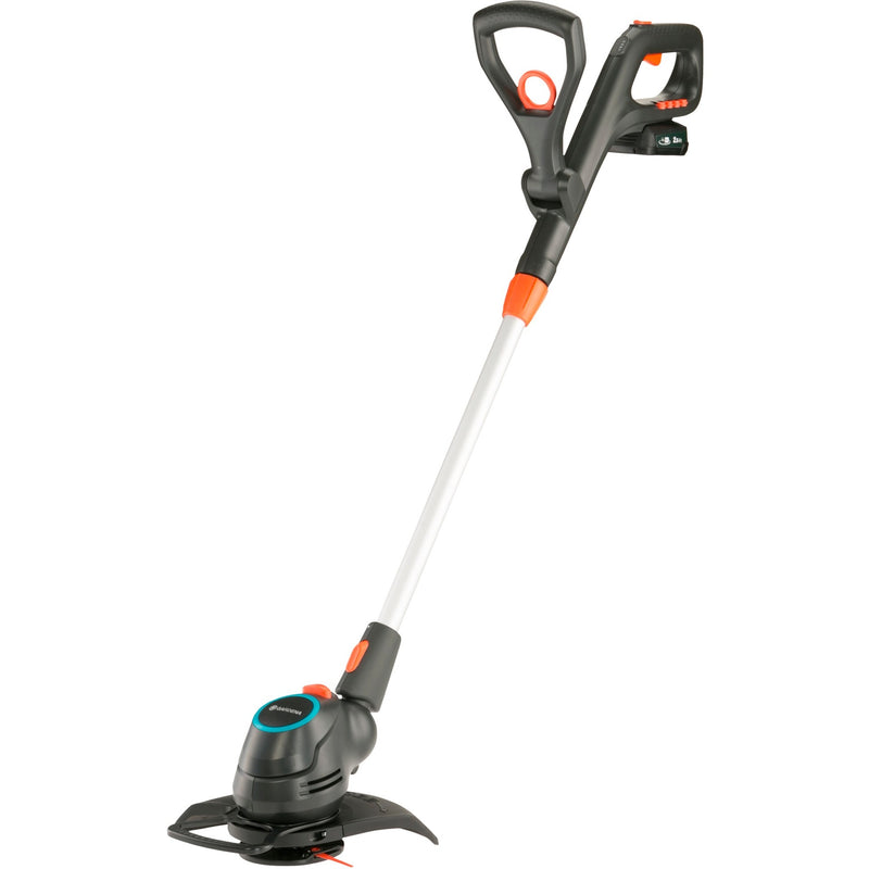 Load image into Gallery viewer, Gardena comfortcut 23 18v p4a set grastrimmer (grijs oranje, 14701-20, accu inbegrepen)
