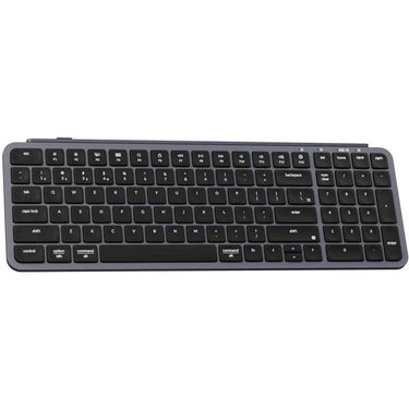 Keychron b2 pro-k1 toetsenbord (grijs, us lay-out (qwerty), scissor switches, 96%, abs keycaps, 2.4 ghz | bluetooth | usb)