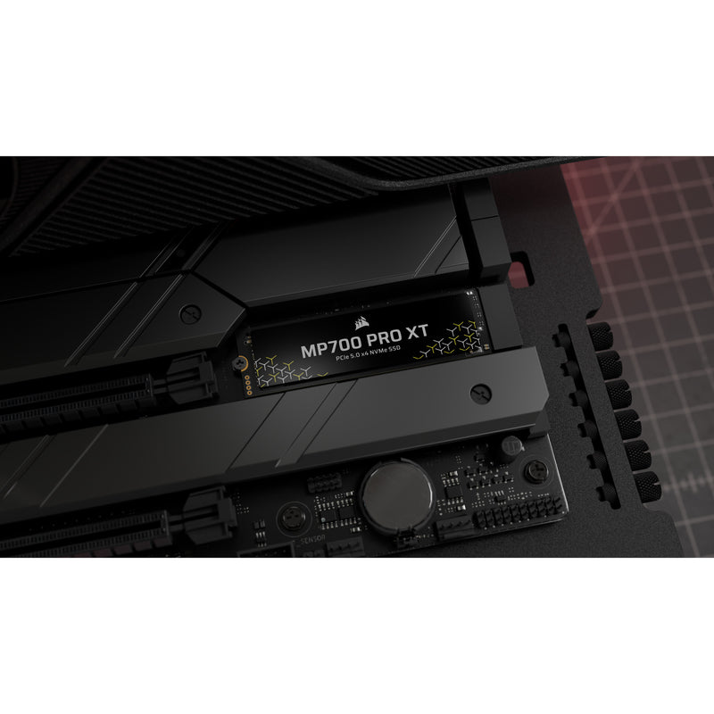 Load image into Gallery viewer, Corsair mp700 pro xt 1 tb ssd (zwart, pcie gen5 x4 nvme 2.0, m.2 2280, 3d tlc nand)
